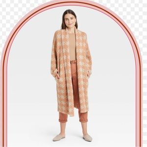 A New Day Women’s Houndstooth Cardigan Medium